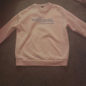 Crewneck “wellness invest in your happiness”
